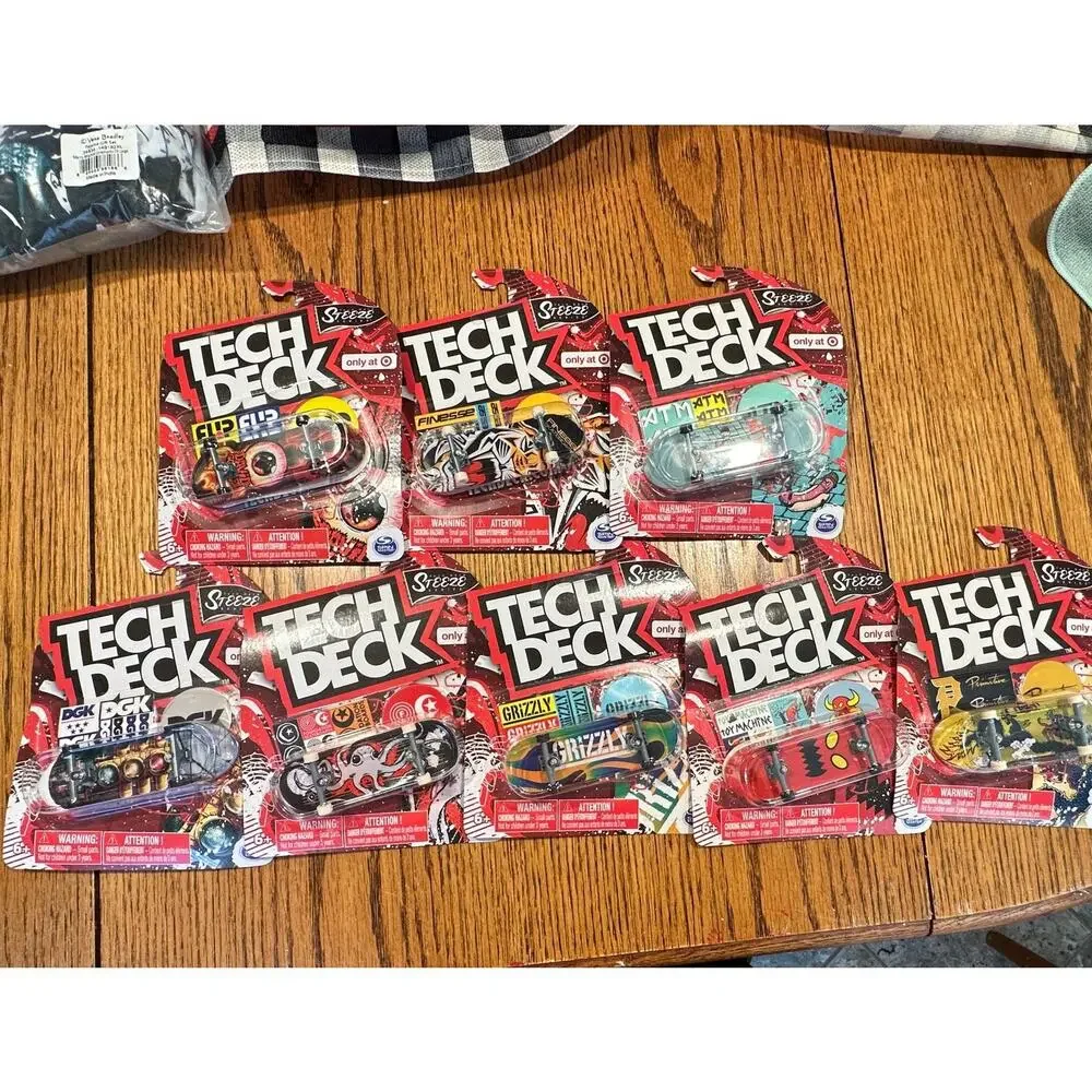 Lot of 8 Tech Deck Steele Series Target Exclusive Spin Master Skateboard *Read